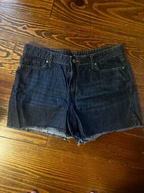 Calvin Klein Jeans Dark Indigo Denim Cutoff Shorts